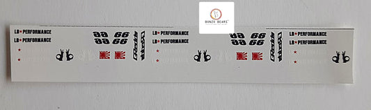 Liberty Walk Water Slide Decak for  1/64 cars - Hotwheels , Tomica , Minigt & Majorette