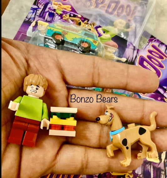 Shaggy Rogers and Scooby-Doo from the Scooby-Doo! ( Lego Compatible)(Sealed Pack Avaialbe)