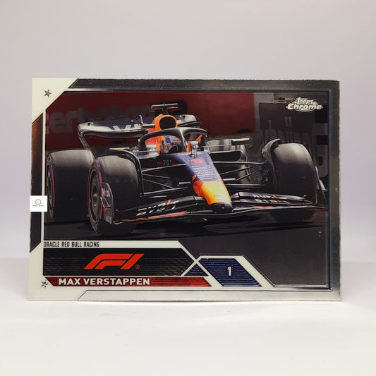 2023 Topps Chrome Formula 1 – Max Verstappen #102 RB19 Base Card | Bonzo Bears