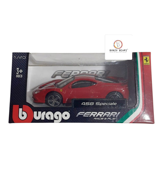 Ferrari 458 Speciale - Bburago 1:43 | Bonzo Bears