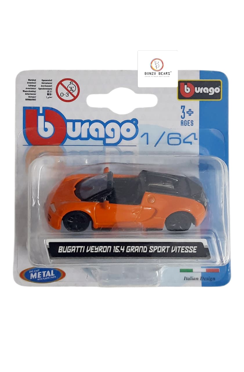 Bugatti Veyron 16.4 Grand Sport Vitesse - Bburago (Orange) | Bonzo Bears