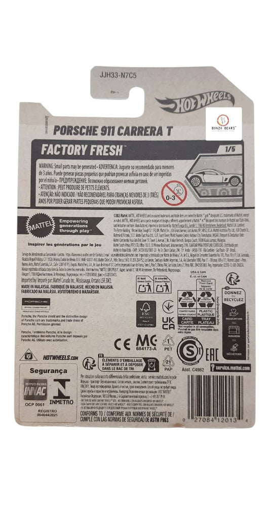 Porsche 911 Carrera T - Hot Wheels import | Bonzo Bears