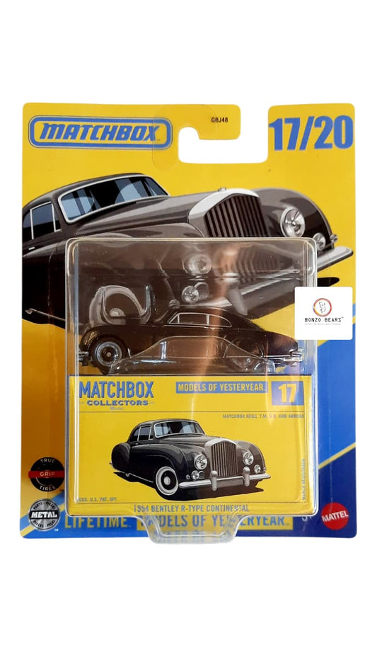 Exclusive Matchbox Collectors 1954 Bentley R-Type Continental(Black) | Bonzo Bears PB1