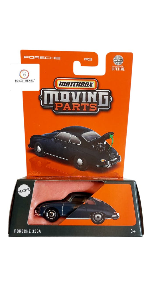 Porsche 356A - Matchbox Moving Parts(Black) import | Bonzo Bears