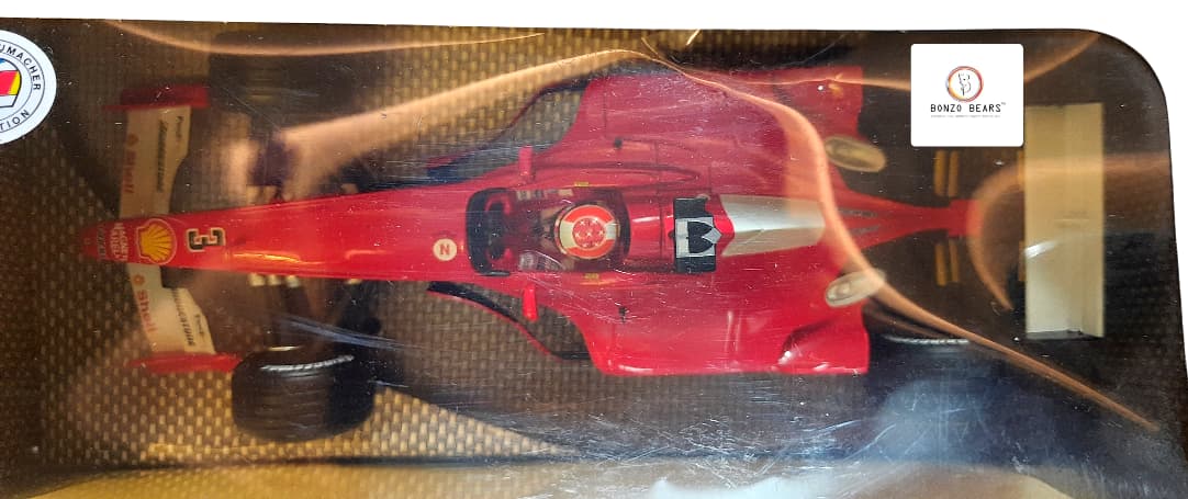 Michael Schumacher Collection - Ferrari F1-2000 1:24 - Hot Wheels | Bonzo Bears