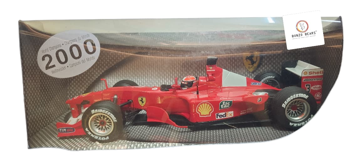 Michael Schumacher Collection - Ferrari F1-2000 1:24 - Hot Wheels | Bonzo Bears