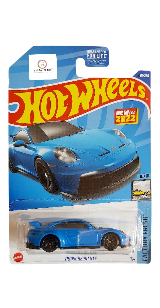 Porsche 911 GT3 (Blue)- Hot Wheels2022 Rlease| Bonzo Bears