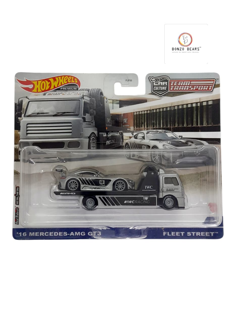 Team Transport '16 Mercedes AMG GT3 - Hot Wheels 2022 Release | Bonzo Bears