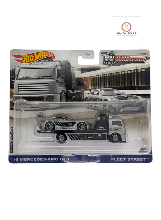 Team Transport '16 Mercedes AMG GT3 - Hot Wheels 2022 Release | Bonzo Bears