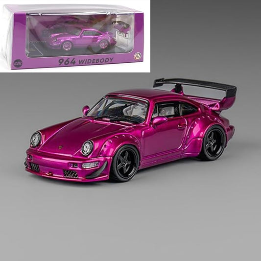 CM Model 1/64 - Posche RWB 964 Metallic Purple Indonesia Exclusive diecast