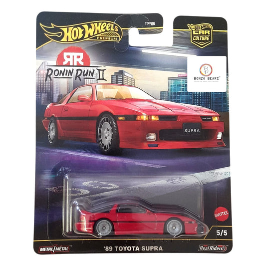 Ronin Run II '89 Toyota Supra - Hot Wheels Premium Car Culture | Bonzo Bears A4