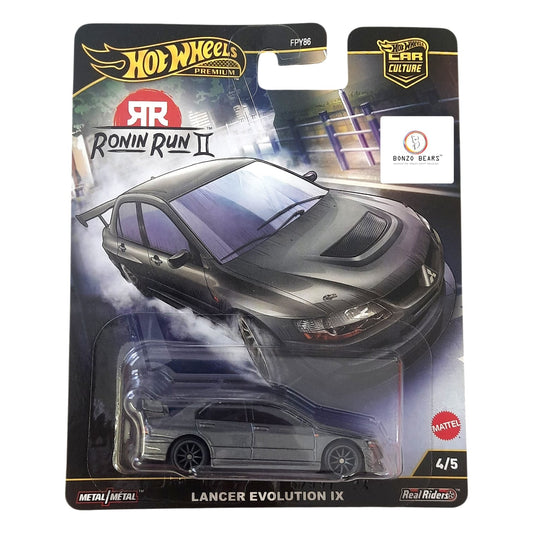 Mitsubishi Lancer Evolution IX - Ronin Run II- Hot Wheels Premium | Bonzo Bears A4