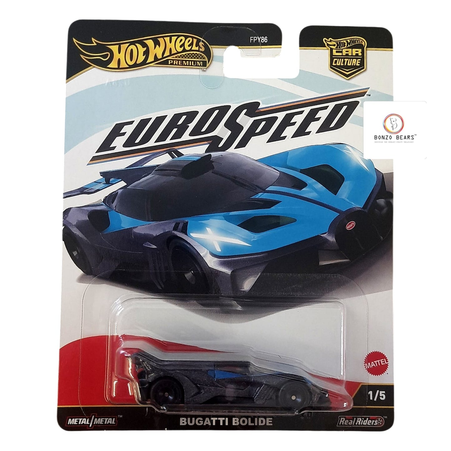 Euro Speed Bugatti Bolide - Hot Wheels Premium | Bonzo Bears A4