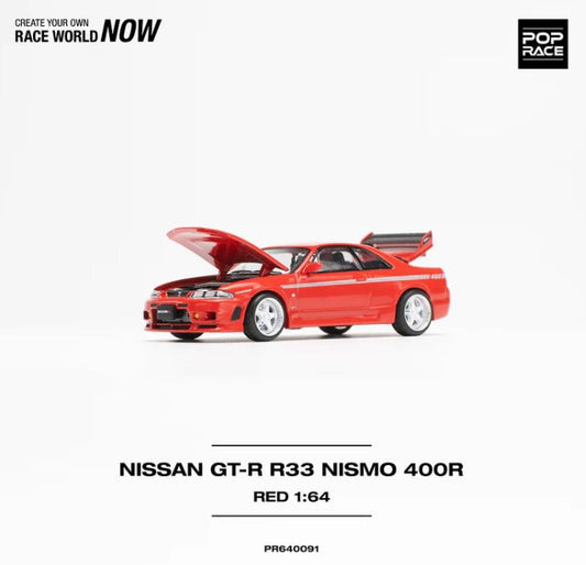 Nissan Skyline GT-R R33 Nismo 400R Red - Pop Race