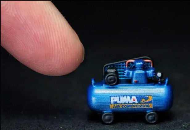 Resin made Highly Detailed Puma Air Compressor 1/64  for diorama/Miniature/car wash | Bonzo Bears