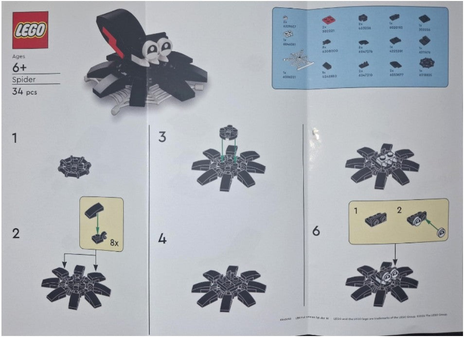 LEGO Brand Store Exclusive Build set - Spider (Halloween Special)