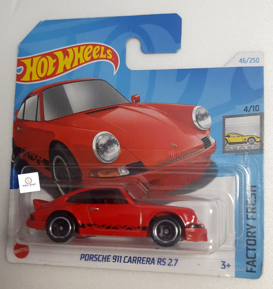Hot Wheels Porsche 911 Carrera RS 2.7 Factory Fresh (Short Card)