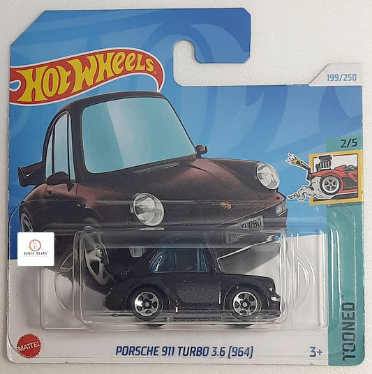 Hot Wheels Porsche 911 Turbo 3.6 (964) Tooned (short card)