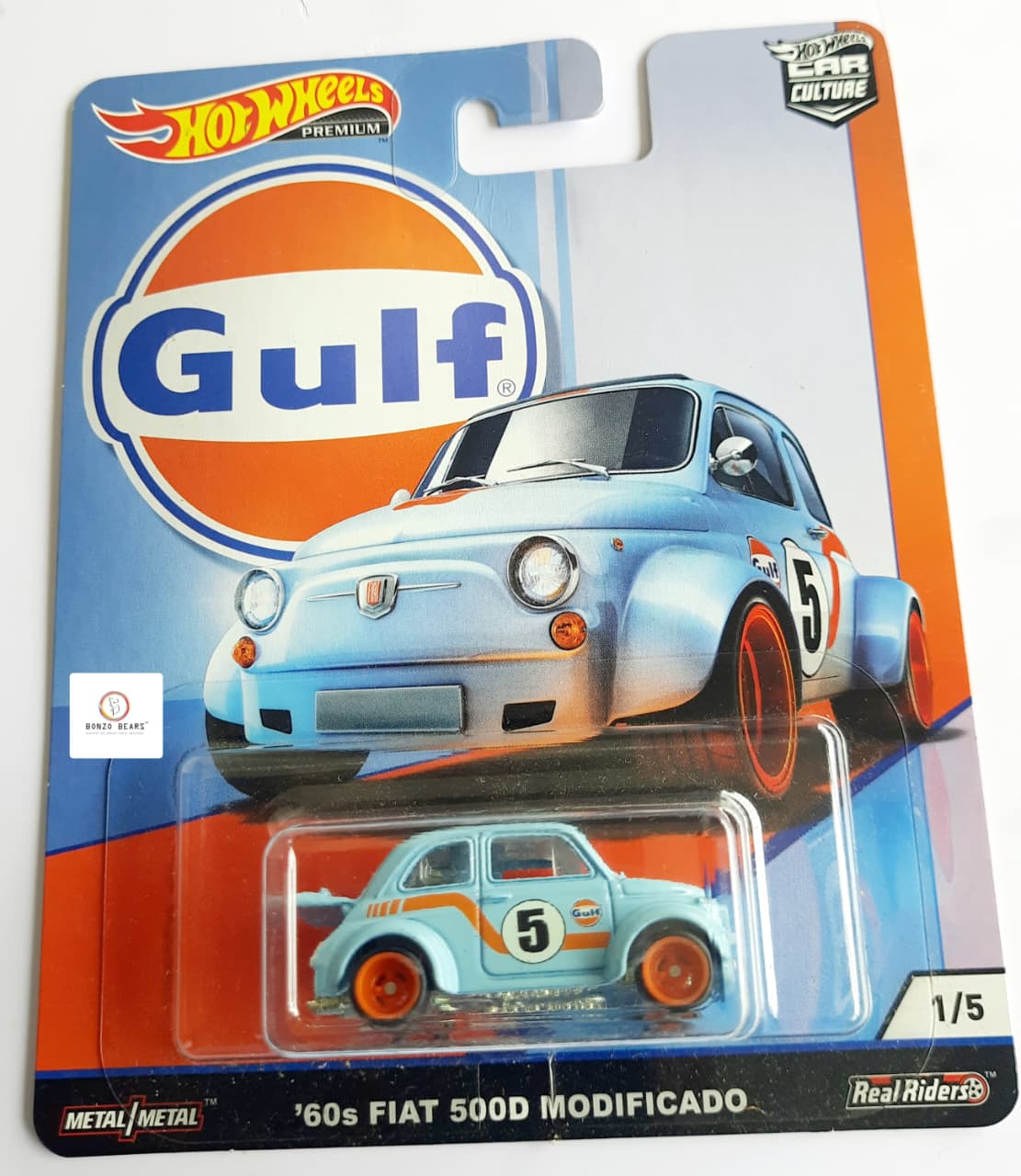 Hot Wheels '60s Fiat 500D Modificado Gulf