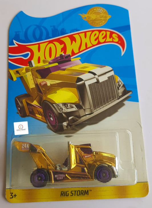 Rig Storm (Gold Chrome) - Hot Wheels (24 K Series )