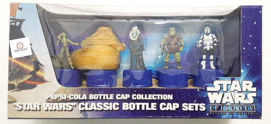 STAR WARS Classic Bottle cap collection Set No 8. Episode VI of 5 with Original Packing