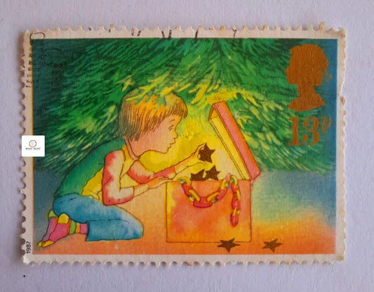 Great Britain 1987 Christmas 13p Stamp