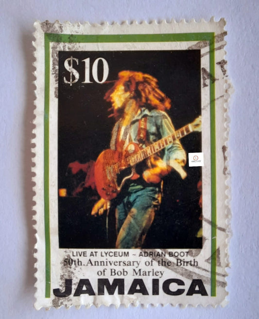 Bob Marley - 50th Anniversary of Birth of Bob Marley Live At Lyceum- - Jamaica Stamp 1995