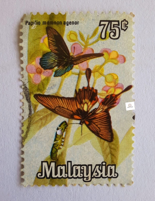 Papilio Memnon Agenor -  Malaysia Stamp
