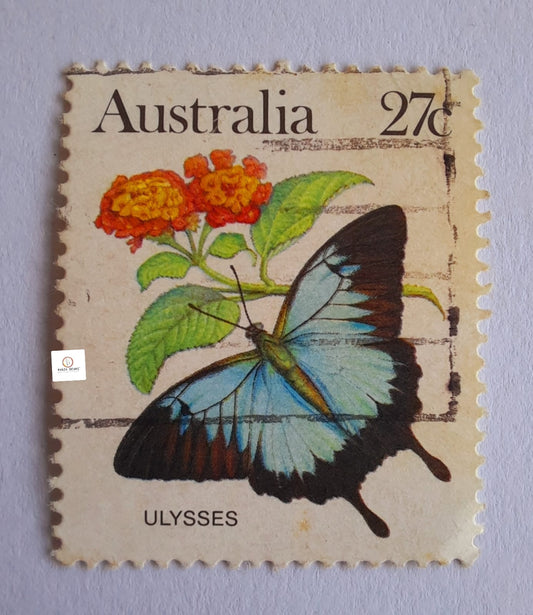 1983 Australian Ulysses Butterfly - 27C