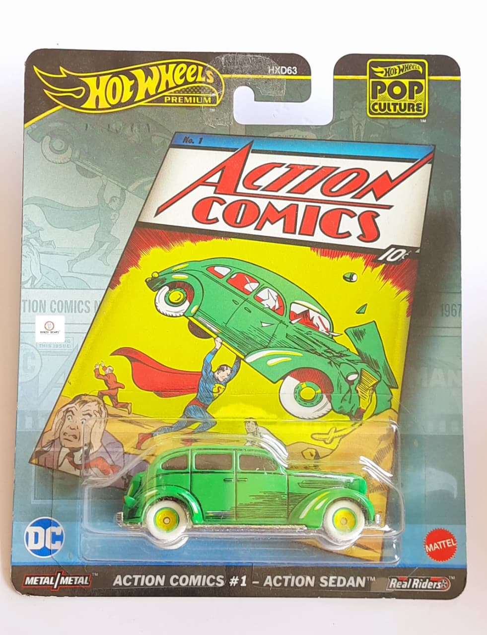 Action Comics #1 Action Sedan - Hot Wheels (Pop Culture) Imported PB59