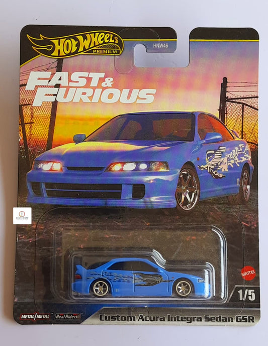 Custom Acura Integra Sedan GSR – Fast & Furious – Premium Hot Wheels | Bonzo Bears