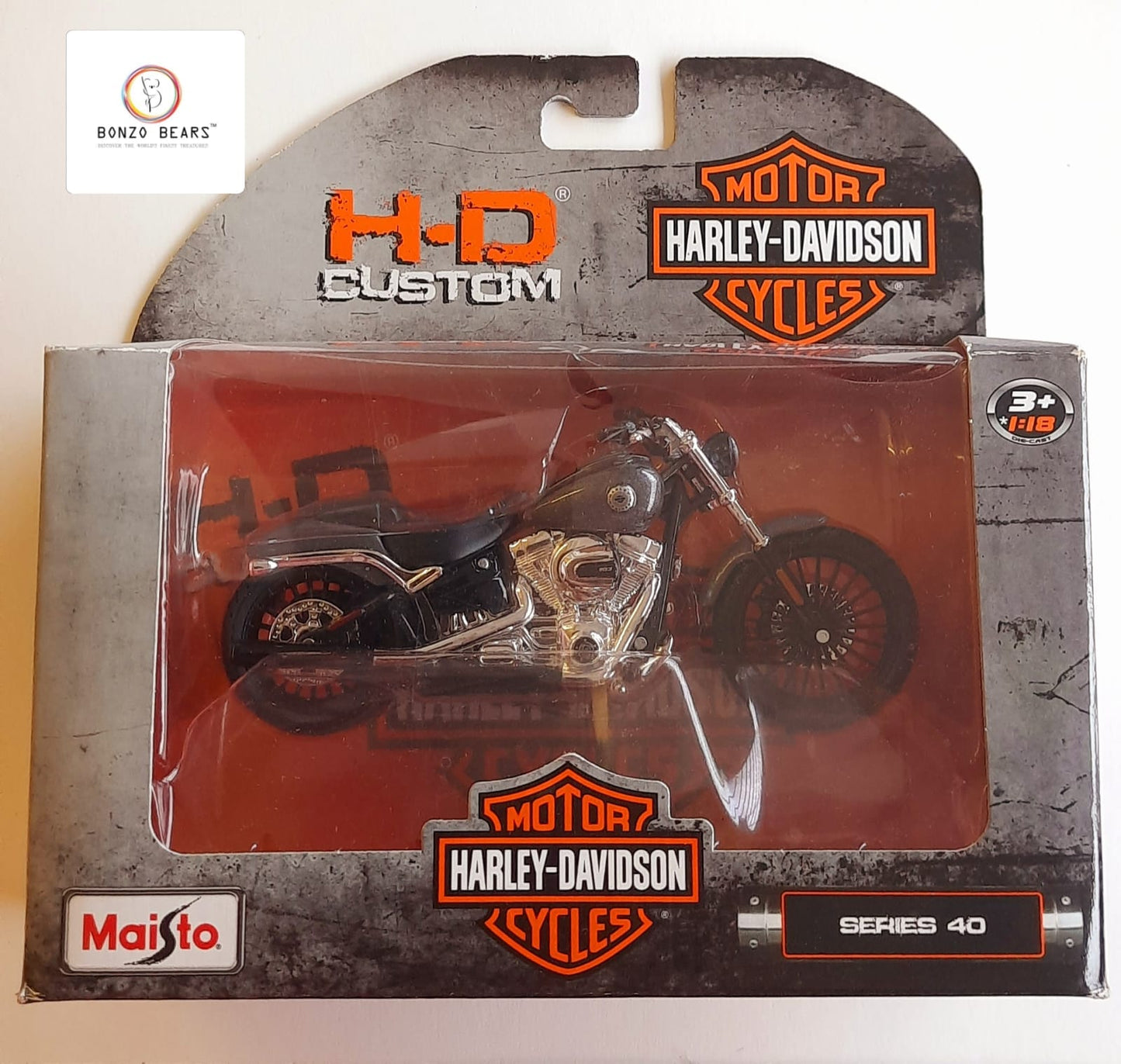 1:18 Harley-Davidson 2016 Breakout Series 40  - Maisto | Bonzo Bears