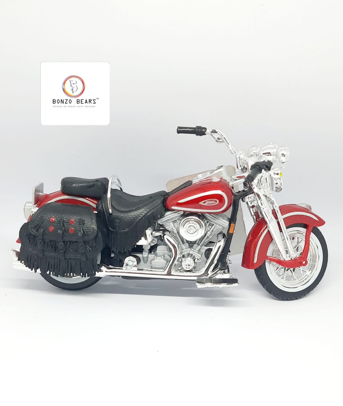 1:18 1999 Harley-Davidson FLSTS Heritage Softail Springer - Series 42 - Maisto | Bonzo Bears