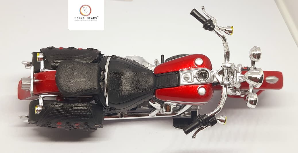 1:18 1999 Harley-Davidson FLSTS Heritage Softail Springer - Series 42 - Maisto | Bonzo Bears