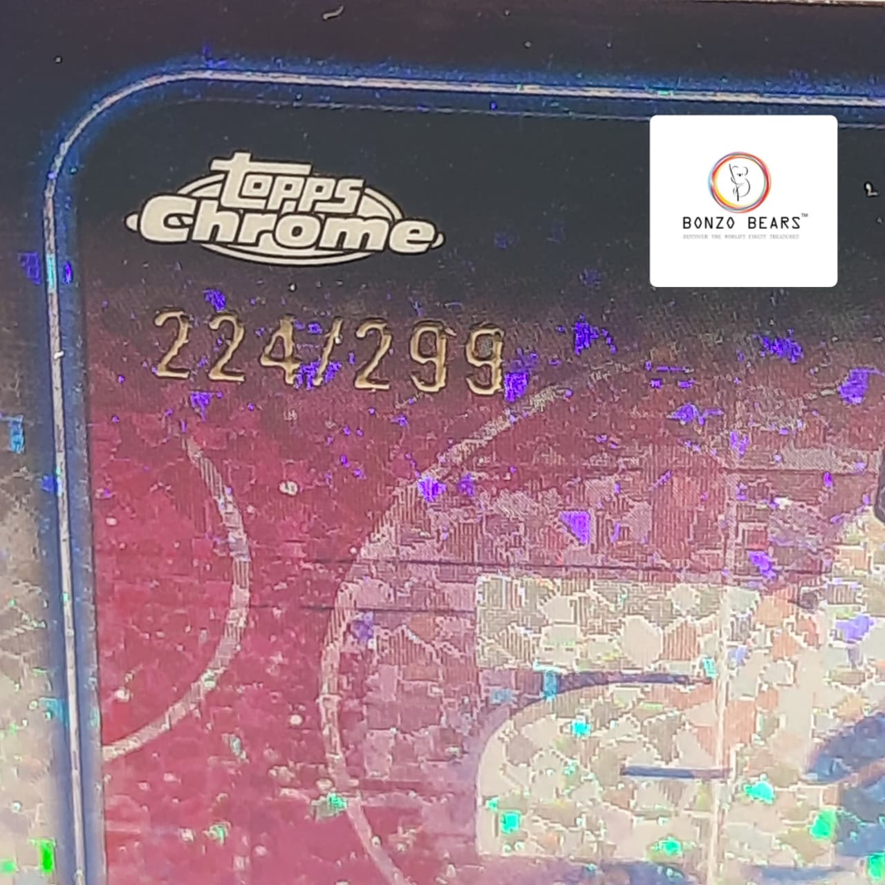 Max Verstappen(Limited Editon Numbered) - 2024 Topps Chrome F1  Award Winners Mini Diamond 224/299 - No #183 QATAR GRAND PRIX 2023| Bonzo Bears