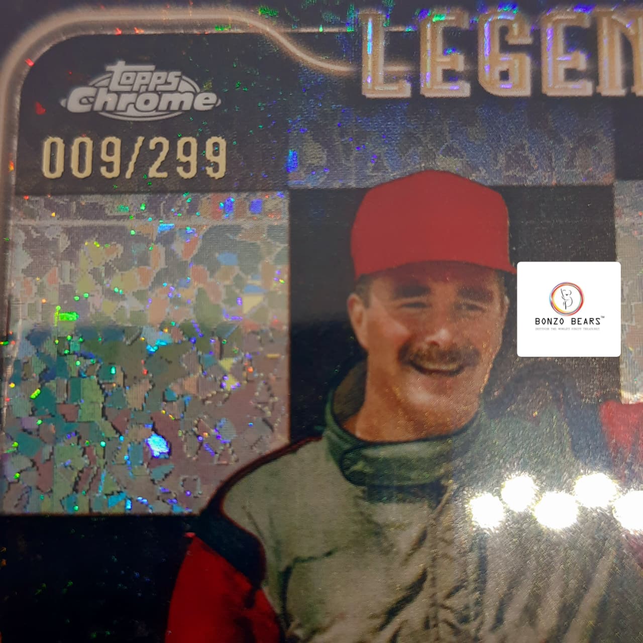 Nigel Mansell – Legends Mini Diamond (Low Numbered 009/299) – 2024 Topps Chrome Formula 1 #194 | Bonzo Bears