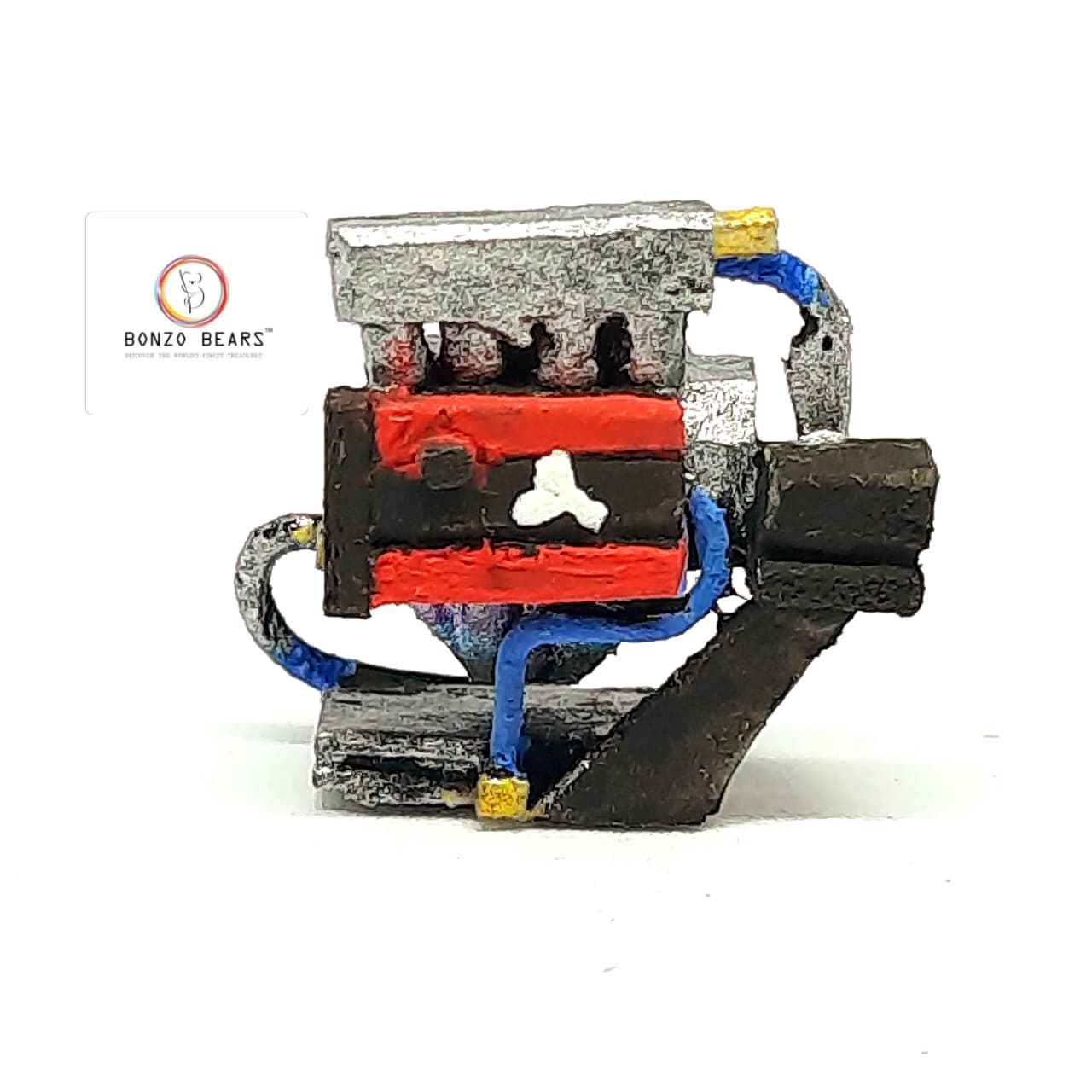 Resin made Miniature Mitsubitshi Car Engine for Diorama 1/64 Scale | Bonzo Bears