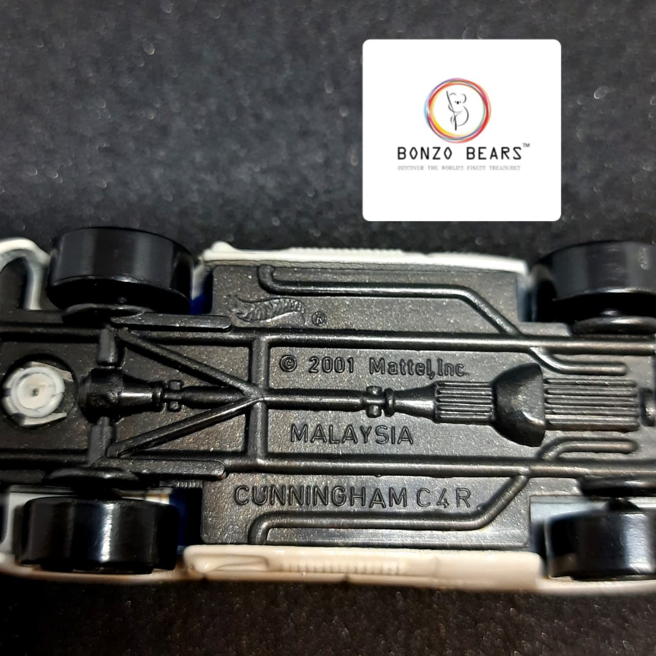 CUNNINGHAM C4R - 1:64- 2001 HOT WHEELS FIRST EDITIONS( Loose)| Bonzo Bears