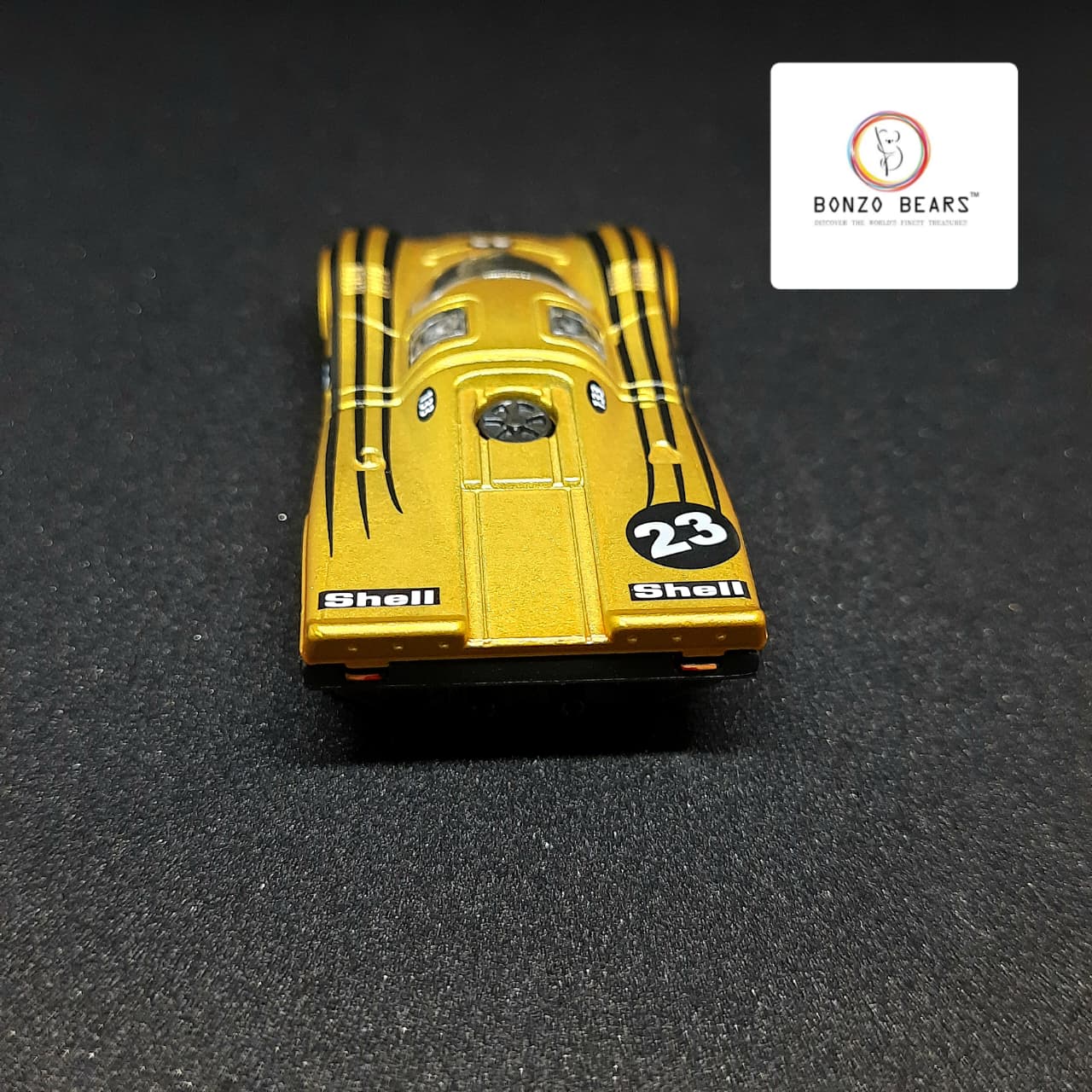 Gold Porsche 917 KH - Majorette | Bonzo Bears