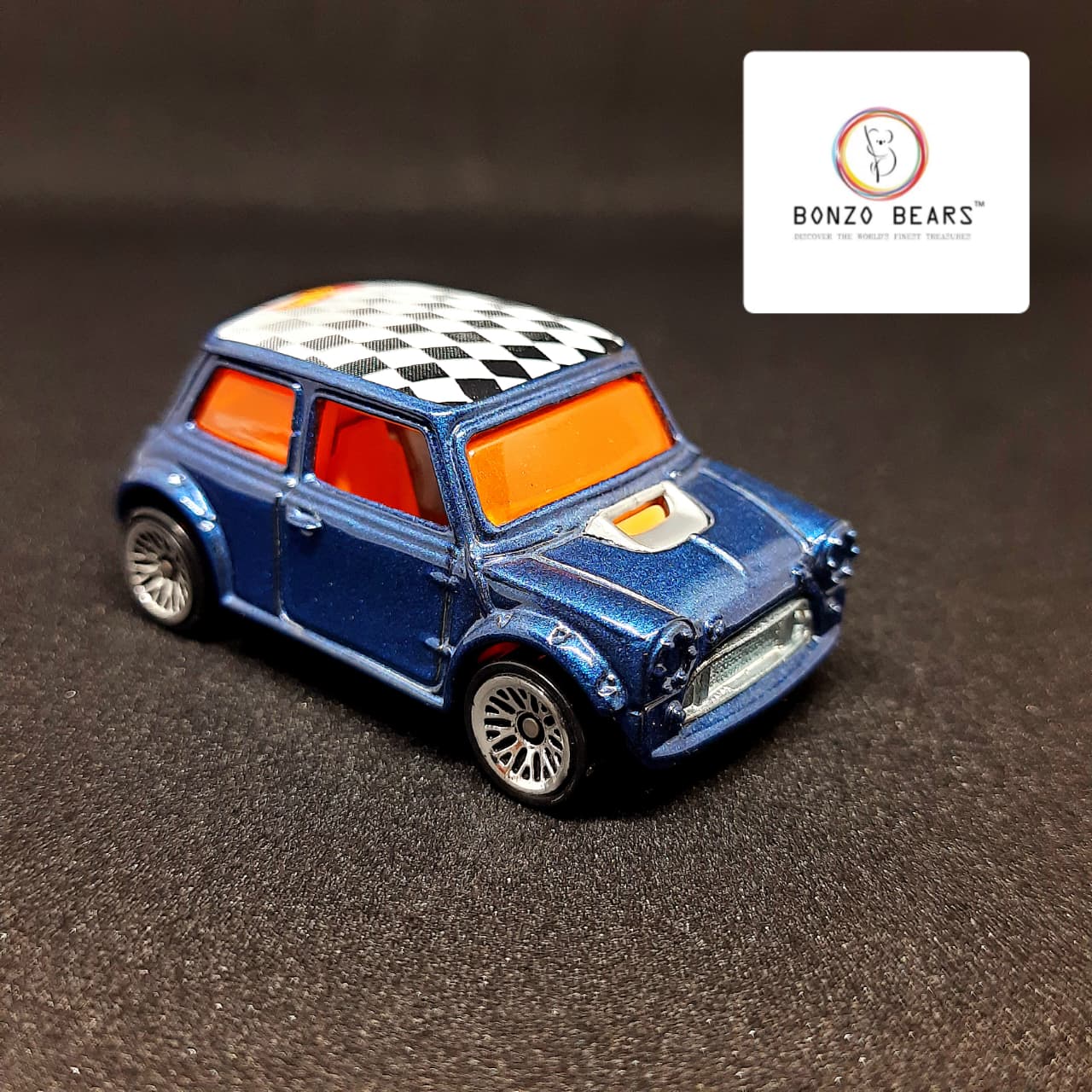 Mini Cooper #158 of 240 Collector No. 158 Hot Wheels 2001 Mainline Series (Loose- Openable Top)| Bonzo Bears