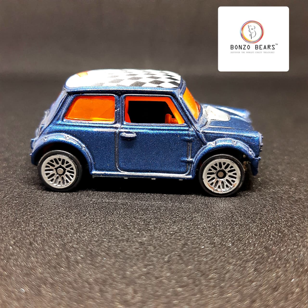 Mini Cooper #158 of 240 Collector No. 158 Hot Wheels 2001 Mainline Series (Loose- Openable Top)| Bonzo Bears