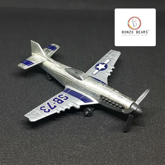 Sky Busters Stunt Plane Silver - Matchbox | Bonzo Bears