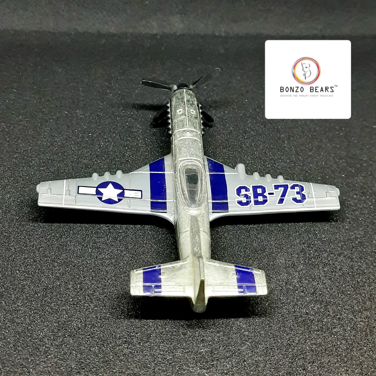 Sky Busters Stunt Plane Silver - Matchbox | Bonzo Bears