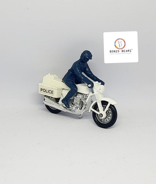 Made in England 1977 Release  -Honda 750 Police Motorcycle - (Vinage Lesney )Matchbox Superfast No. 33 | Bonzo Bears