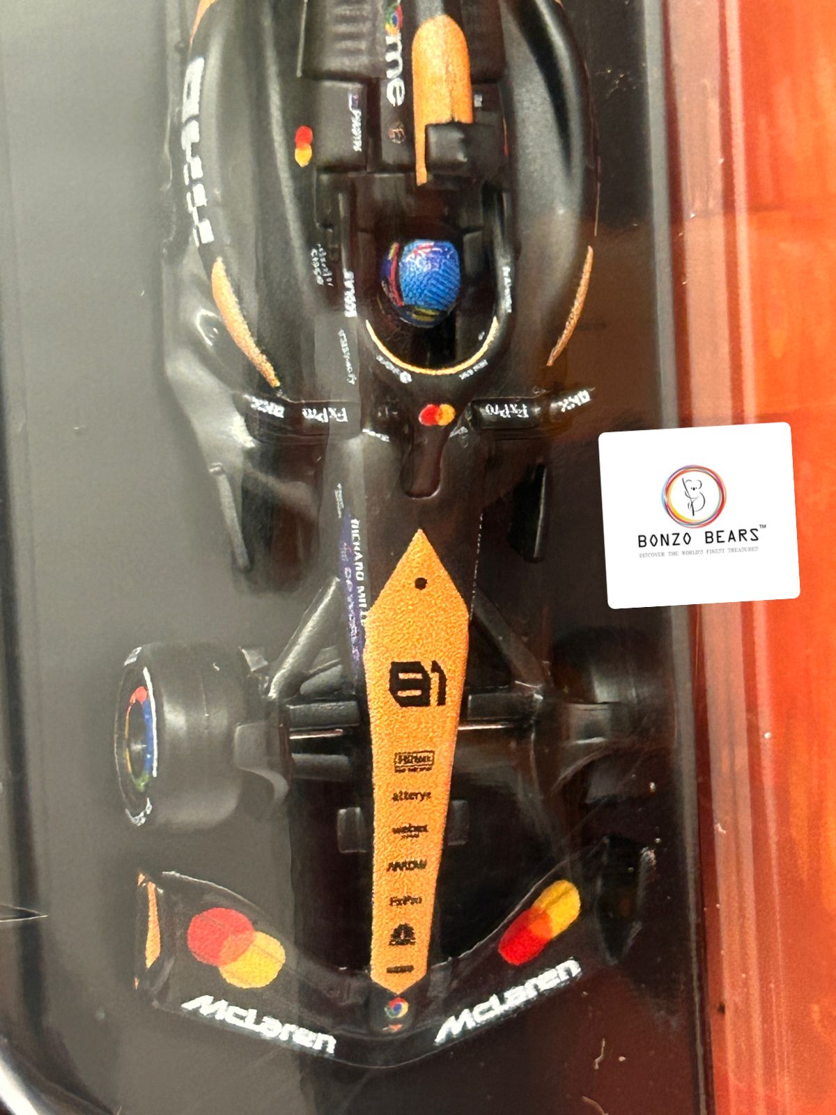 #81 (Oscar Piastri) McLaren Formula 1 Team  2024 Hot Wheels Premium Formula 1| Bonzo Bears
