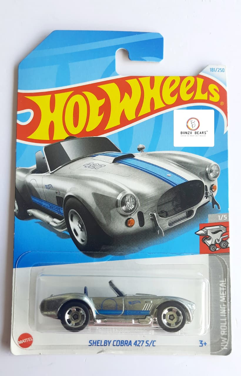 Shelby Cobra 427 S/C - Hot Wheels imported card | Bonzo Bears