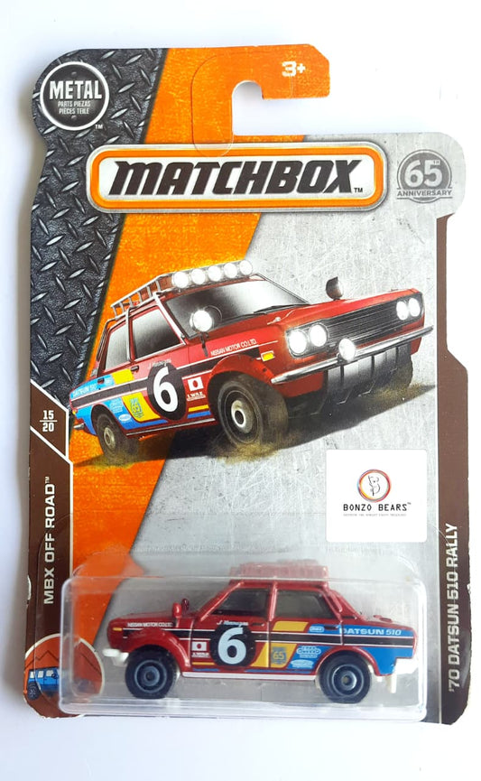 '70 Datsun 510 Rally - MBX Off Road - Hot Wheels | Bonzo Bears
