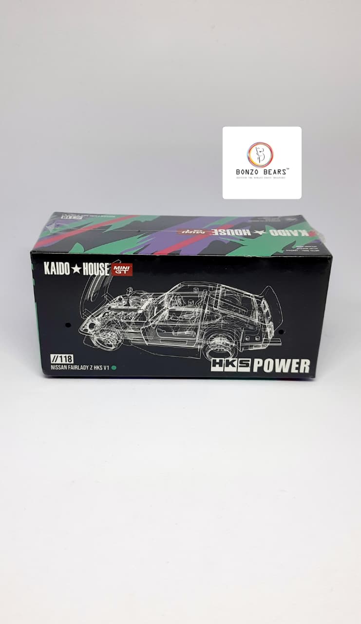 Kaido House - Mini GT 1:64 Nissan Fairlady Z HKS V1 (Sealed box) | Bonzo Bears