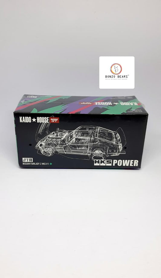 Kaido House - Mini GT 1:64 Nissan Fairlady Z HKS V1 (Sealed box) | Bonzo Bears