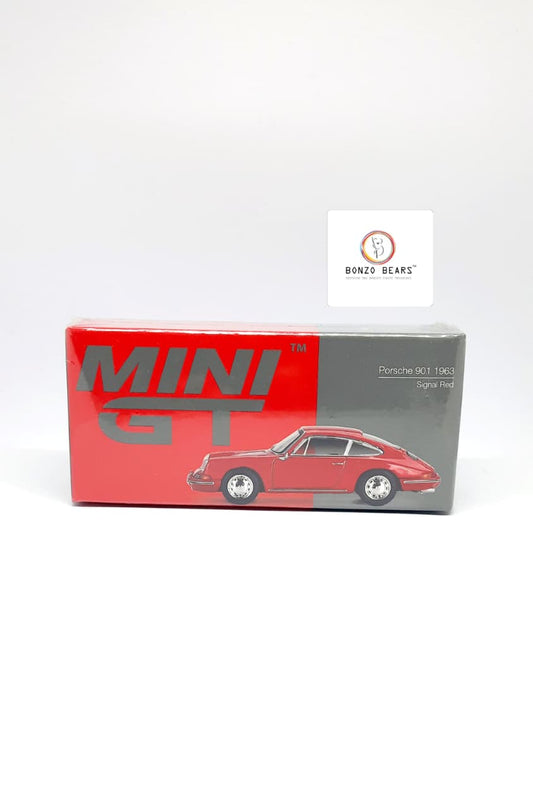 Mini GT 1963 Porsche 901 (Signal Red)  | Bonzo Bears